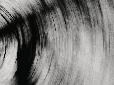 Abstract energy flow and movement rhythm